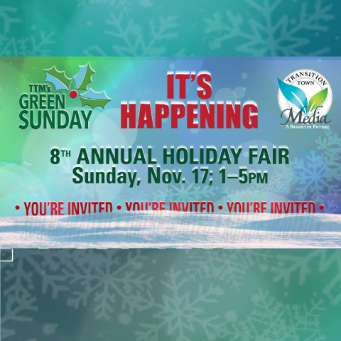 Transition Town Media's 8th Annual Green Sunday Craft Show