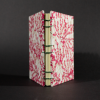 spine of cherry blossoms octavo Coptic book